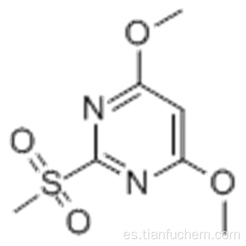 Pirimidina, 4,6-dimetoxi-2- (metilsulfonil) - CAS 113583-35-0